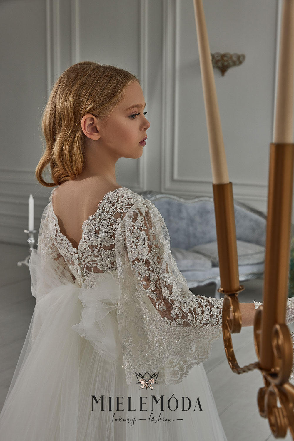 Gabriela Luxury Flower Girl Communion Dress