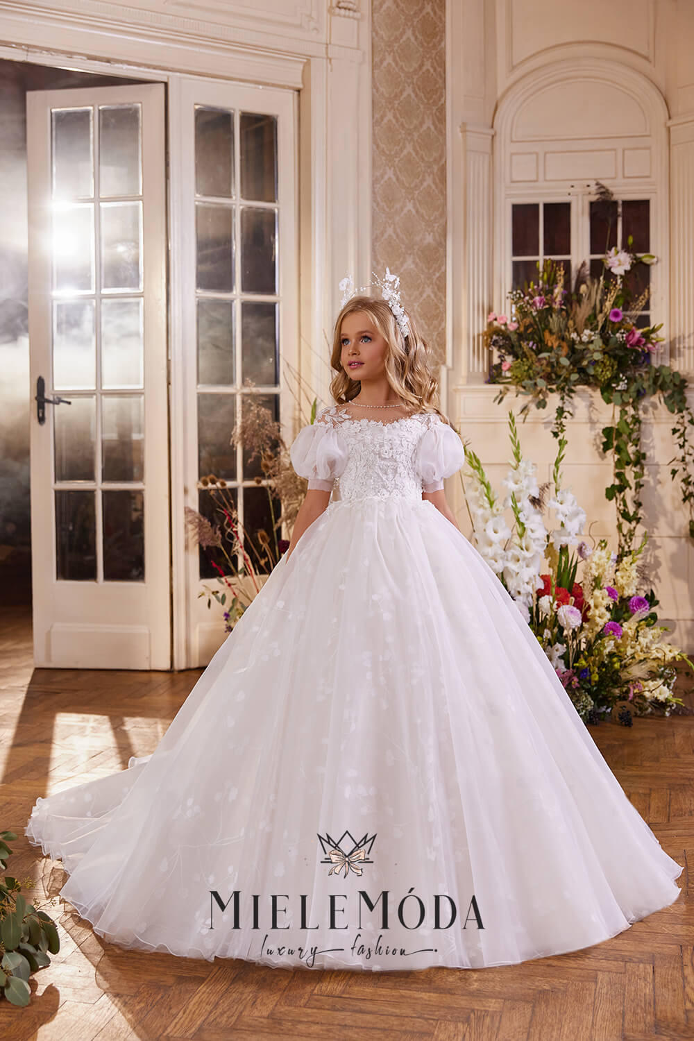 Gergana Luxury Flower Girl Dress