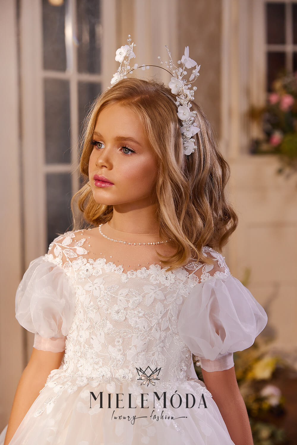 Gergana Luxury Flower Girl Dress