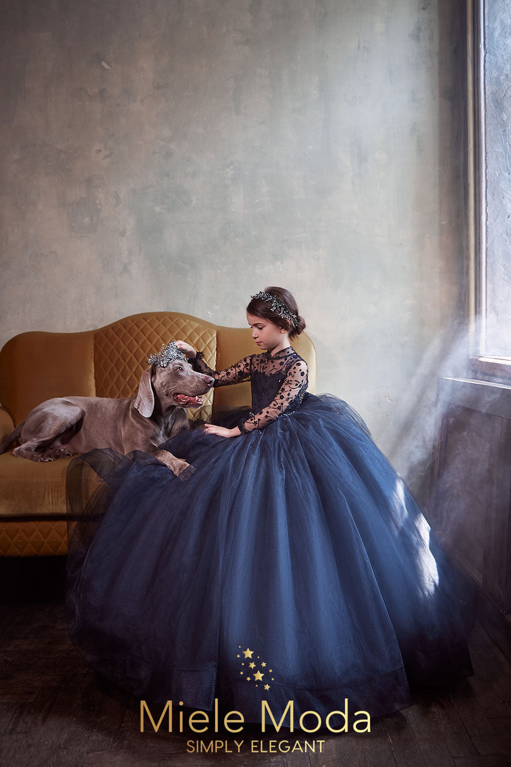 Heléne Flower Girl Luxury Dress