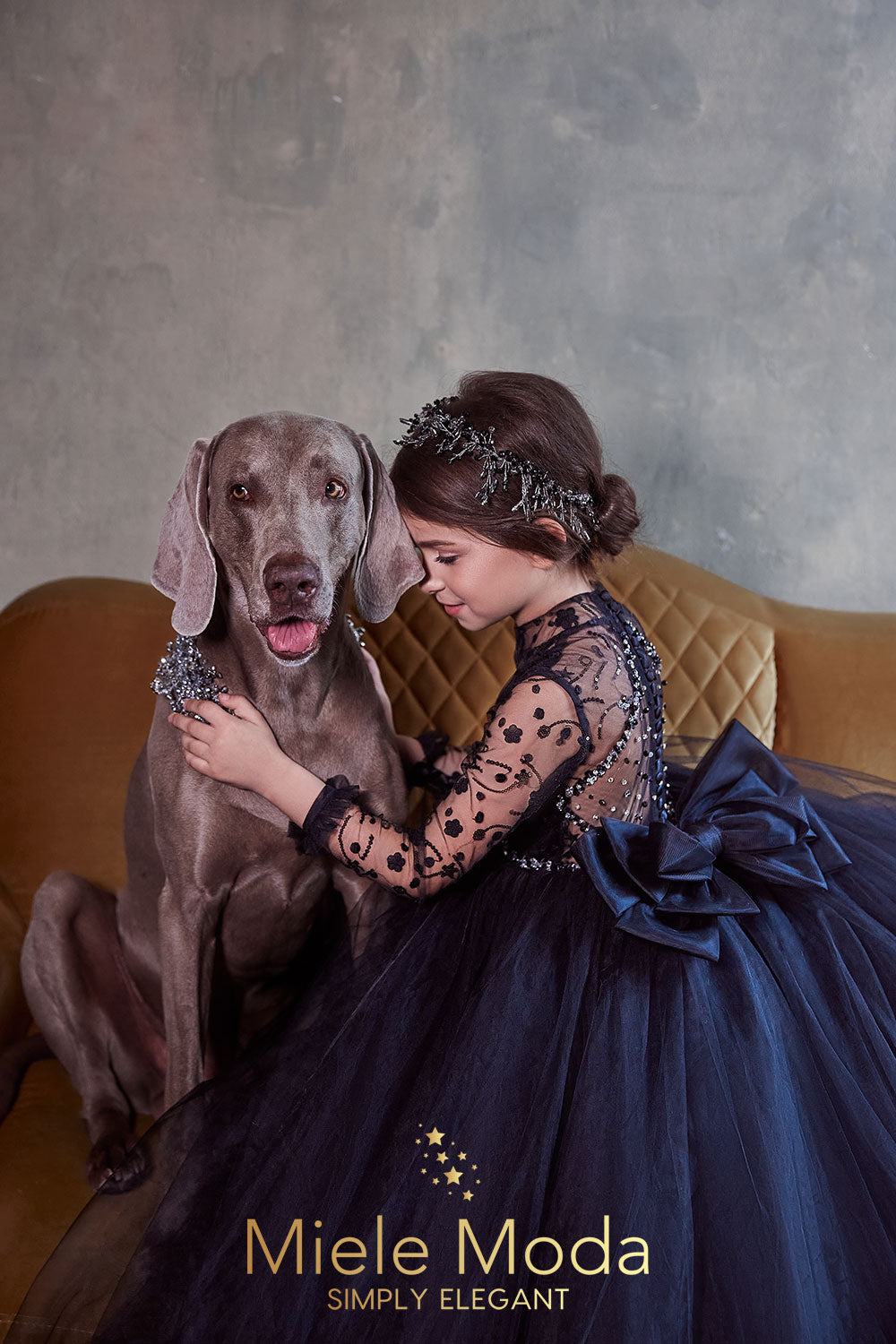 Heléne Flower Girl Luxury Dress