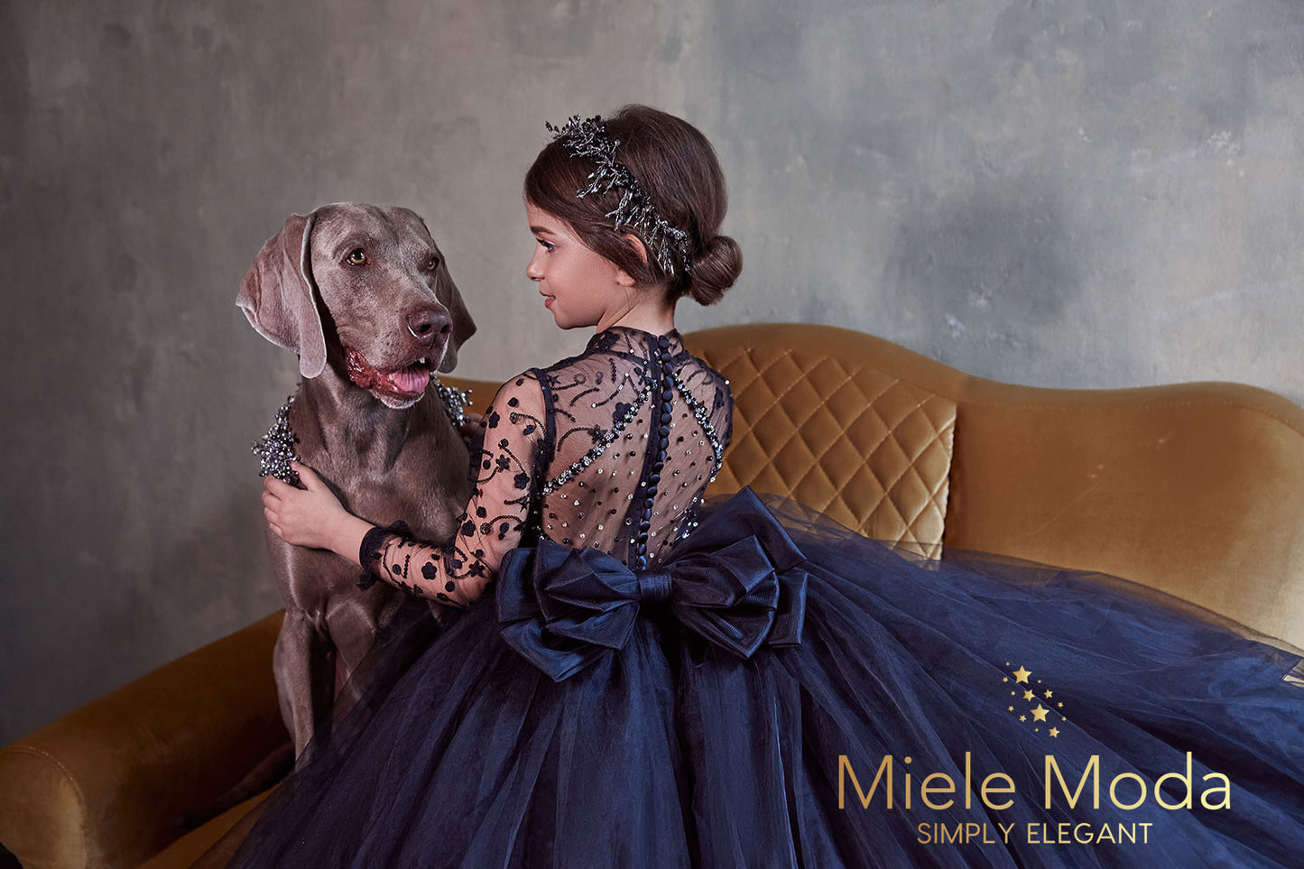 Heléne Flower Girl Luxury Dress