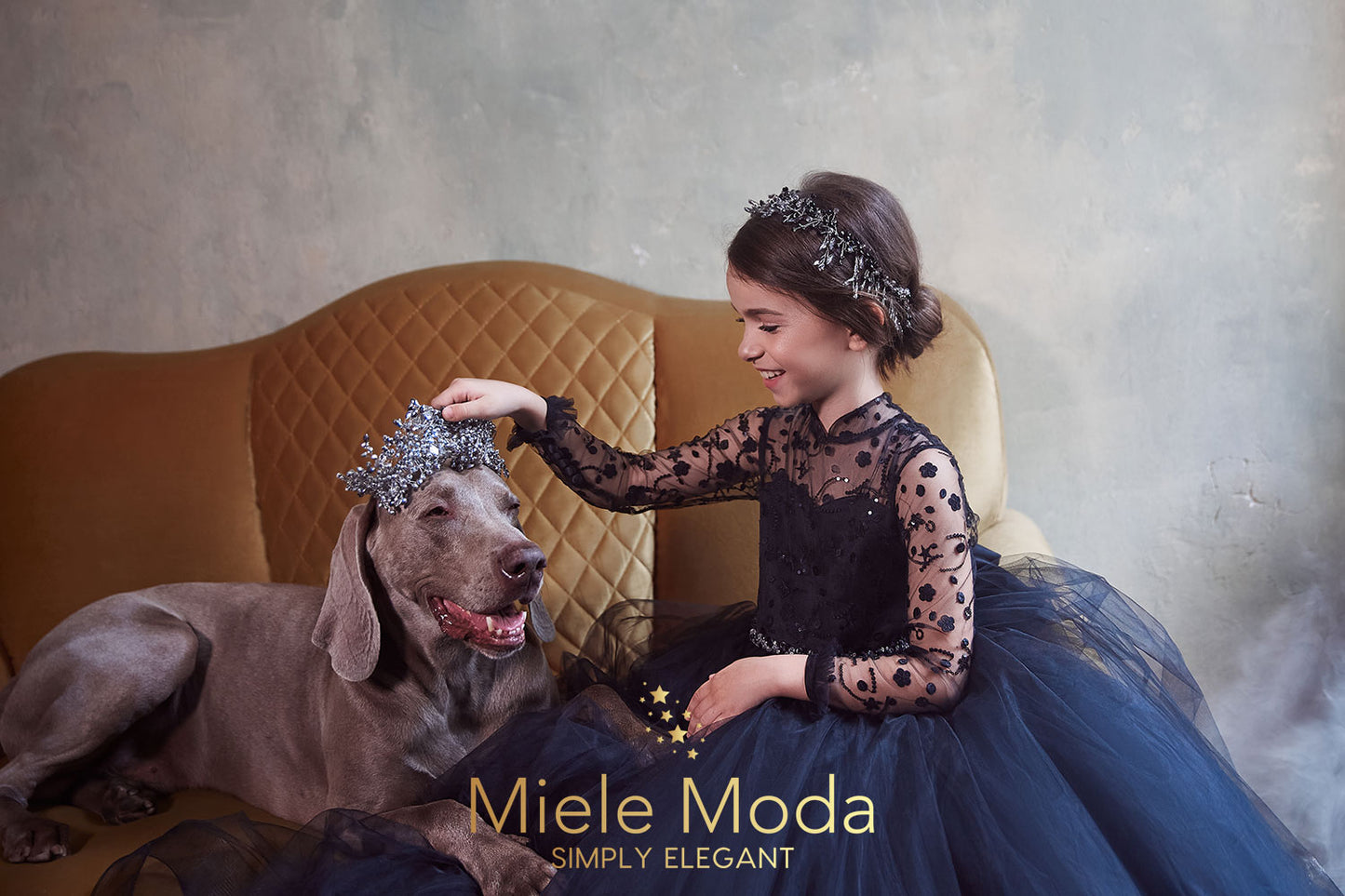 Heléne Flower Girl Luxury Dress