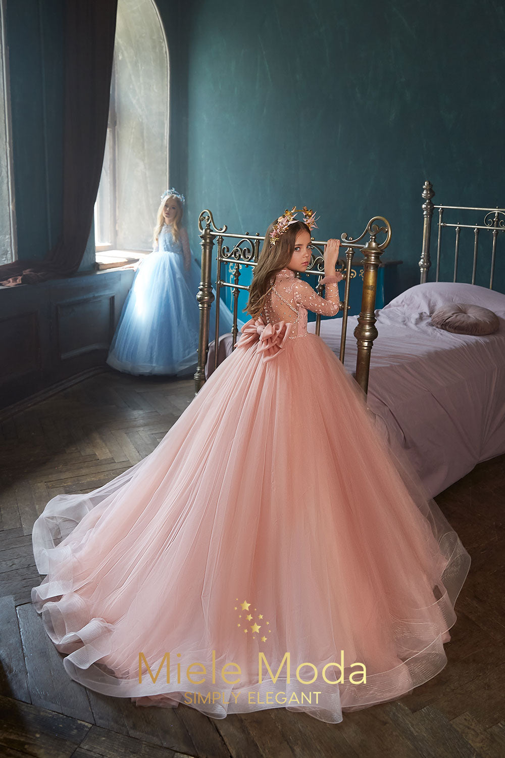 Heléne Flower Girl Luxury Dress