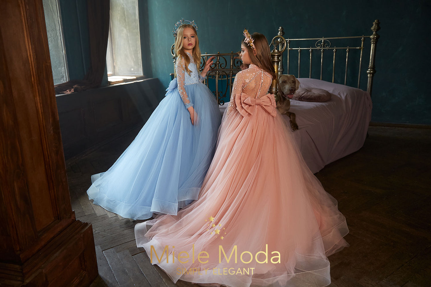 Heléne Flower Girl Luxury Dress