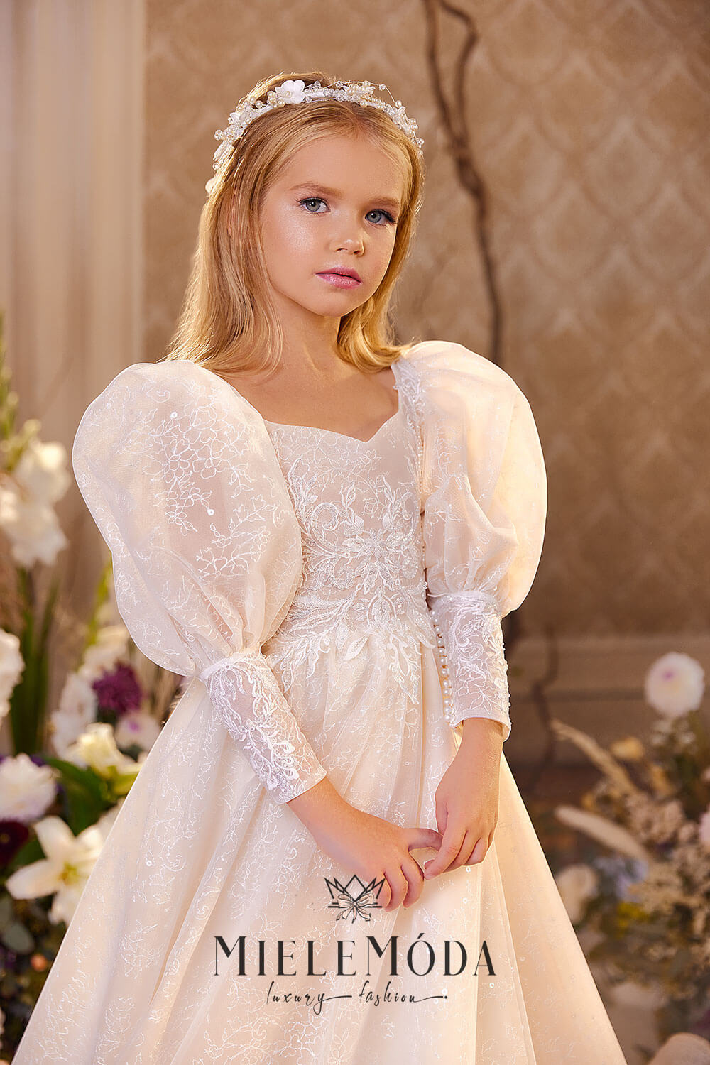 Iglika Luxury Flower Girl Dress