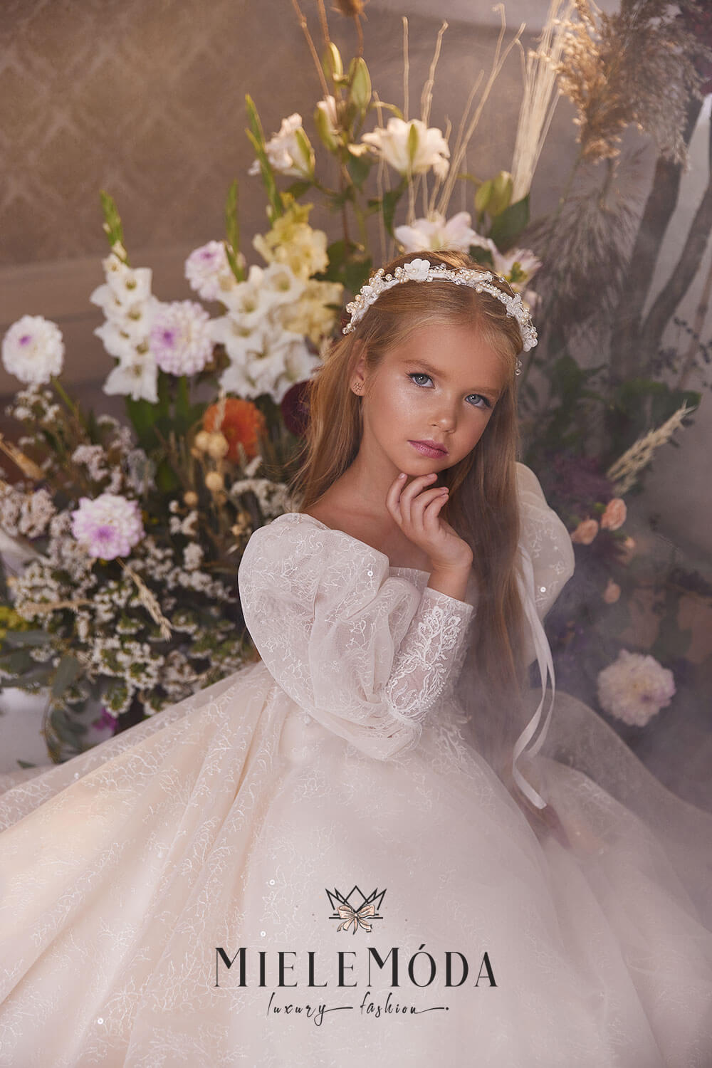 Iglika Luxury Flower Girl Dress