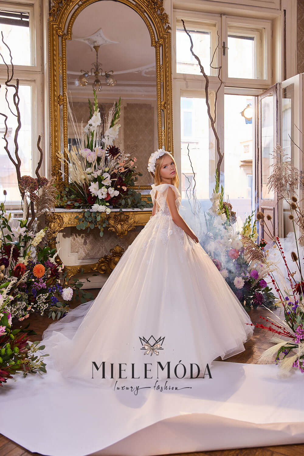 Iskra Luxury Flower Girl Dress