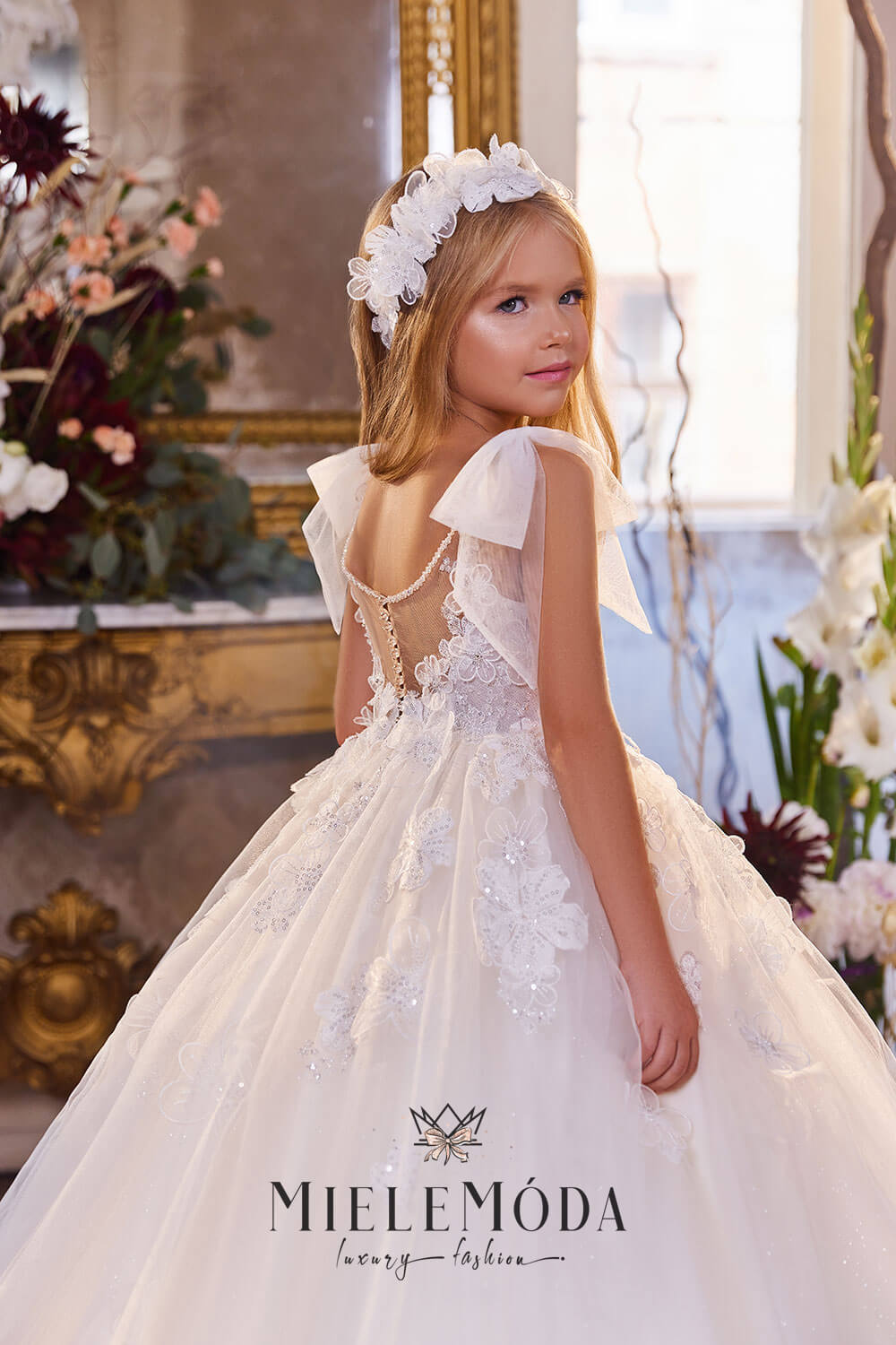Iskra Luxury Flower Girl Dress