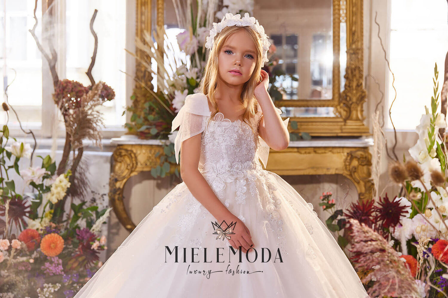Iskra Luxury Flower Girl Dress