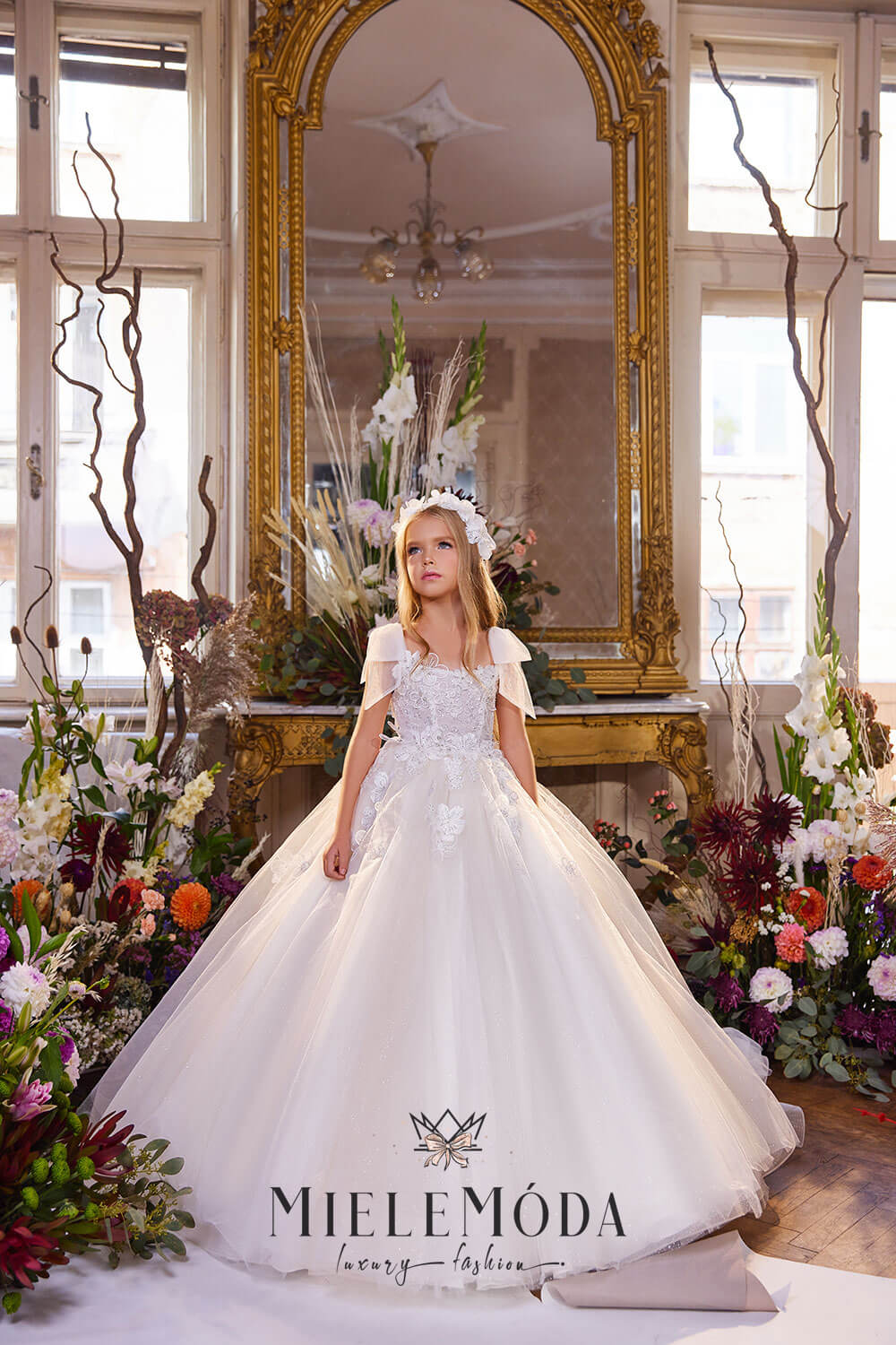 Iskra Luxury Flower Girl Dress