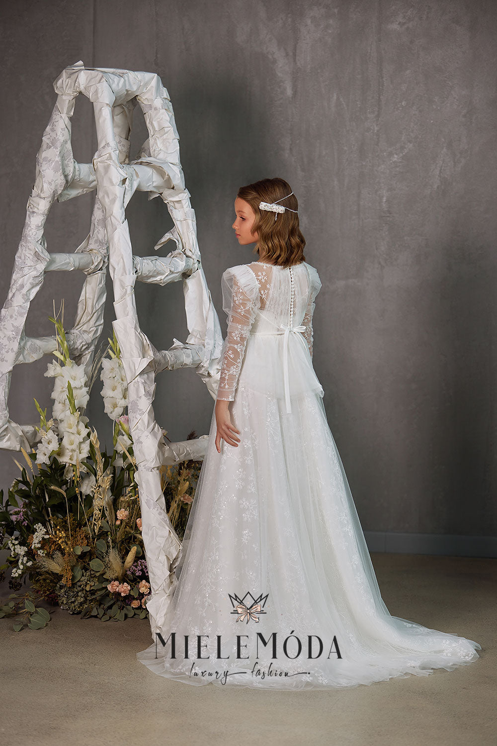 Juana Luxury Flower Girl Communion Dress