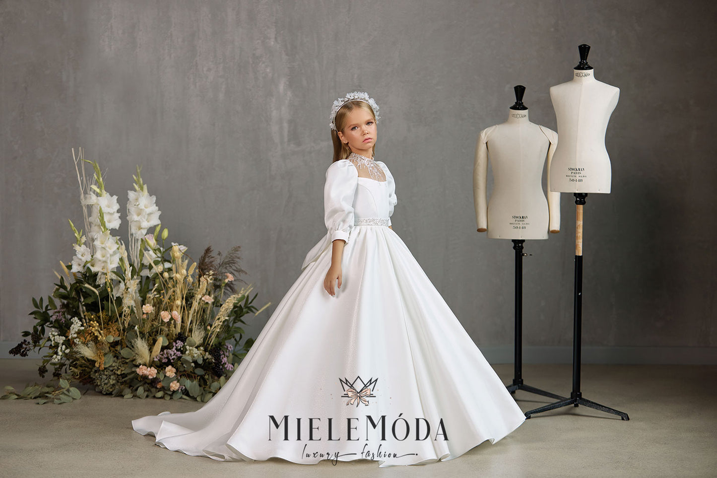 Juliana Luxury Flower Girl Communion Dress