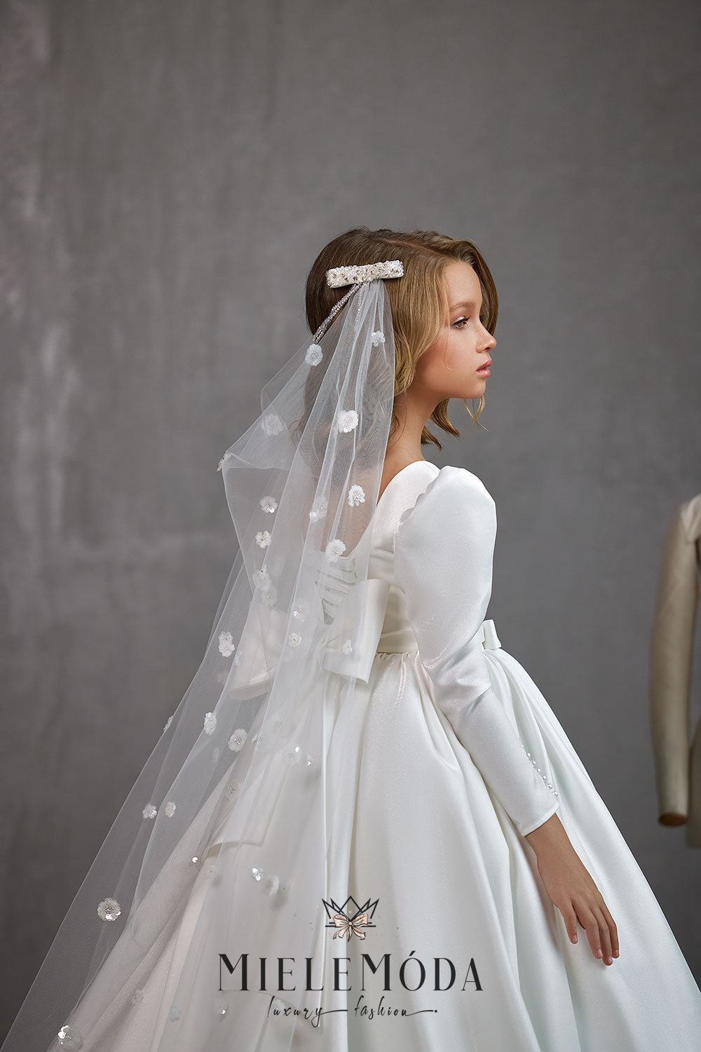 Leya Luxury Flower Girl Communion Dress
