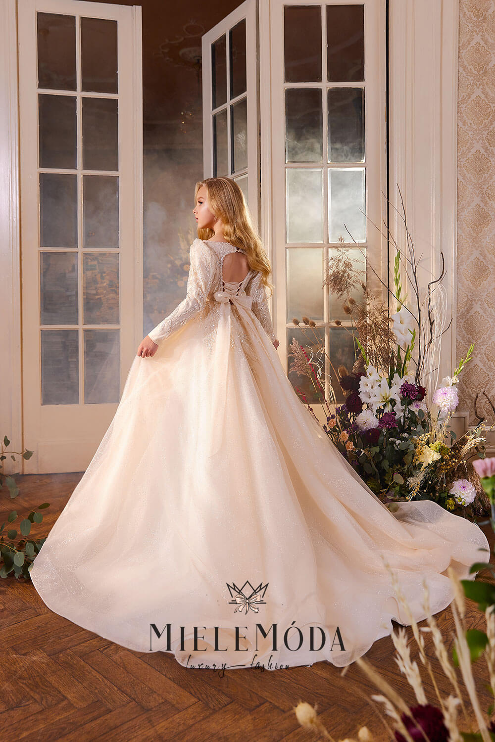 Liliya Luxury Couture Flower Girl Dress