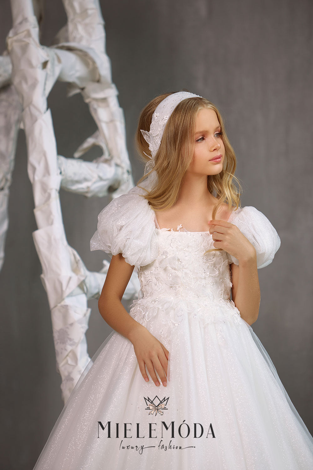 Lola Luxury Flower Girl Communion Dress