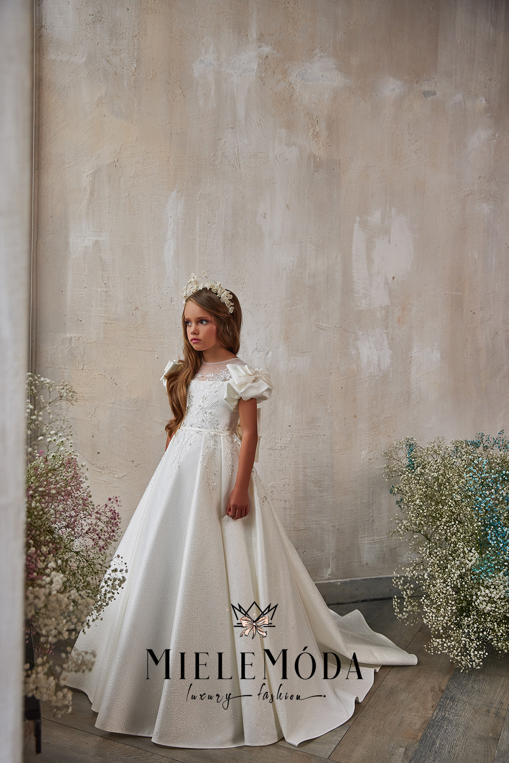 Luna Luxury Flower Girl Dress