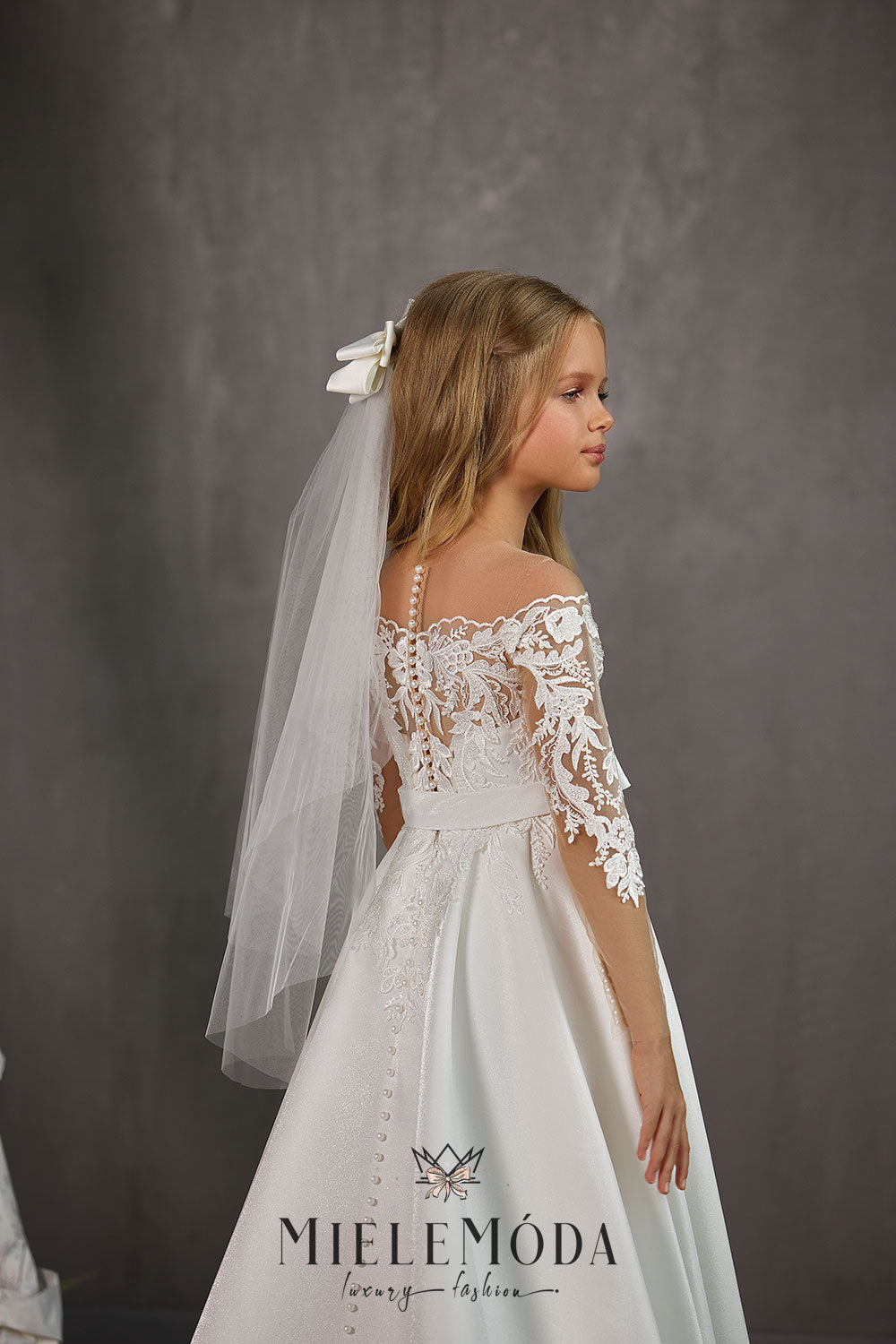 Manuela Luxury Flower Girl Communion Dress