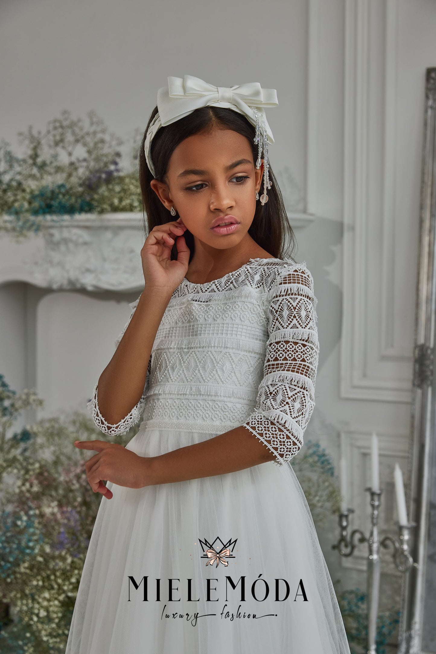 Marcelle Luxury Flower Girl Communion Dress