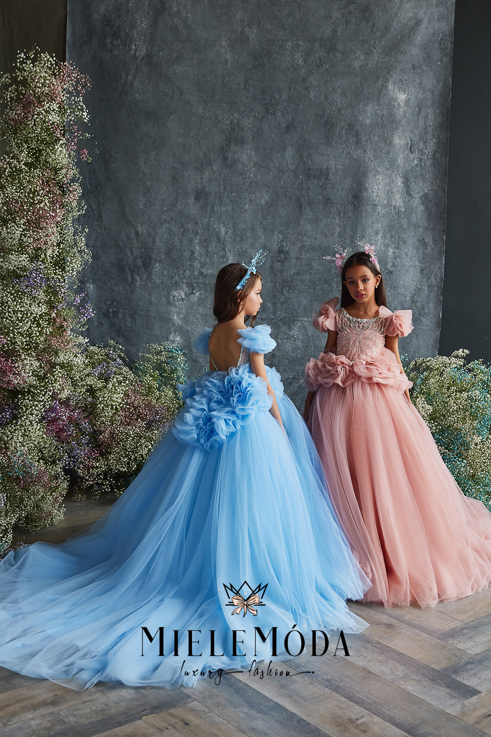 Aurora Couture Princess Birthday Dress - Miele Moda Luxury Fashion House