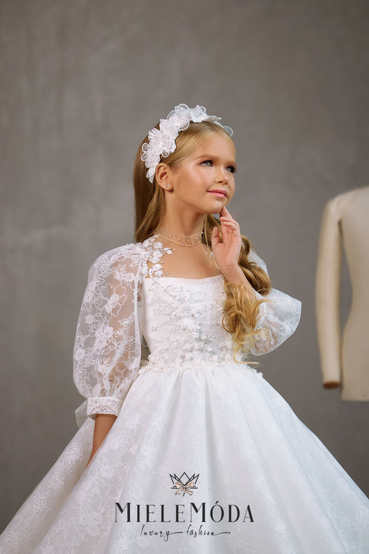 Marina Luxury Flower Girl Communion Dress