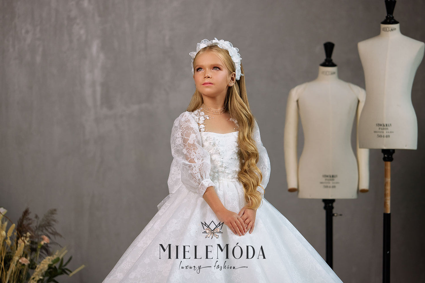 Marina Luxury Flower Girl Communion Dress