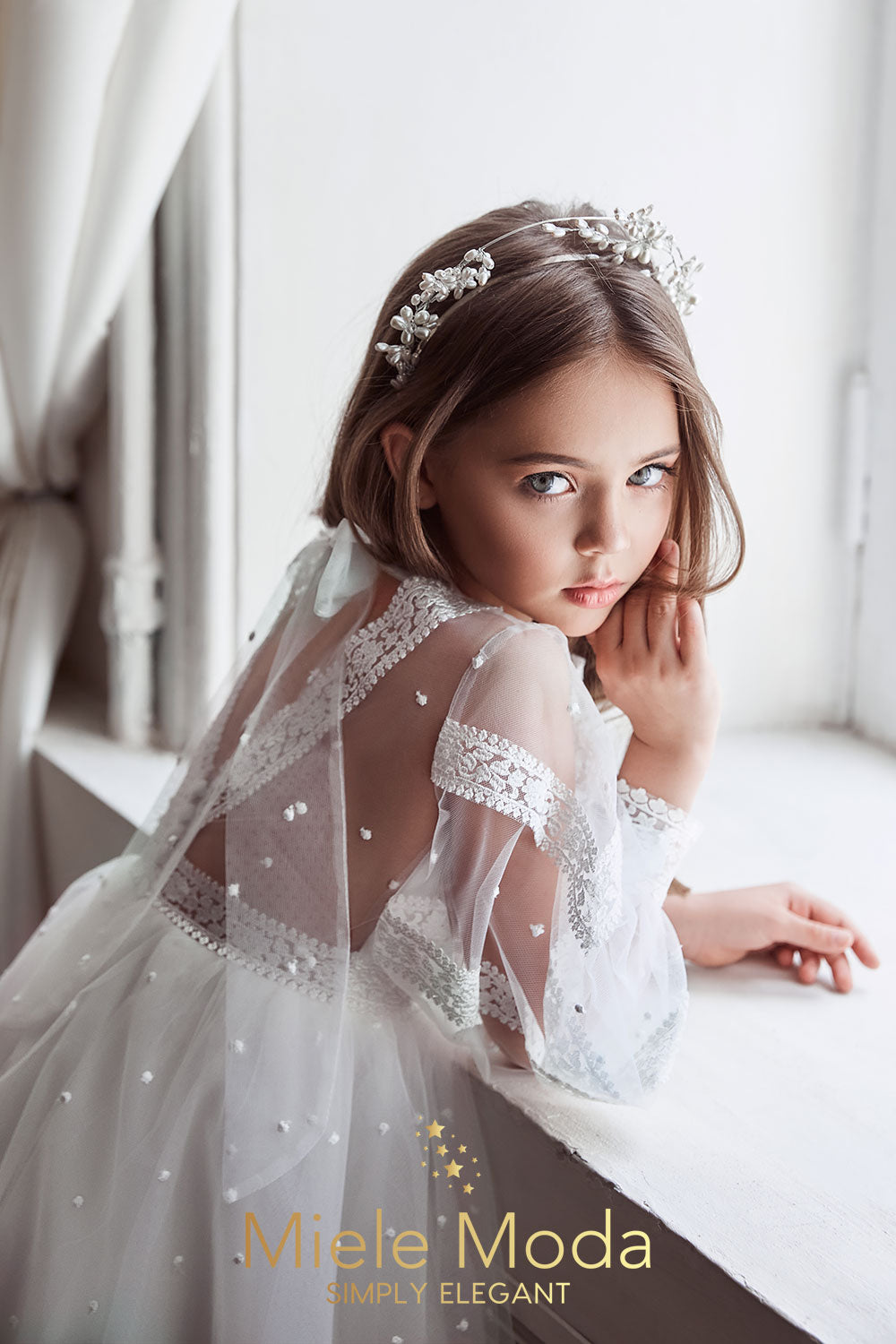 Mélanie Luxury Flower Girl Dress