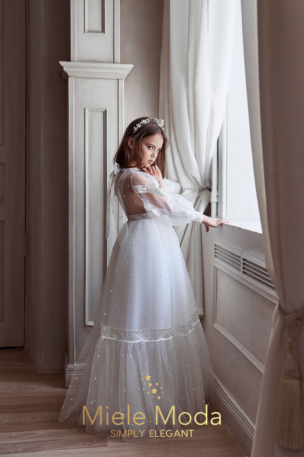 Mélanie Luxury Flower Girl Dress