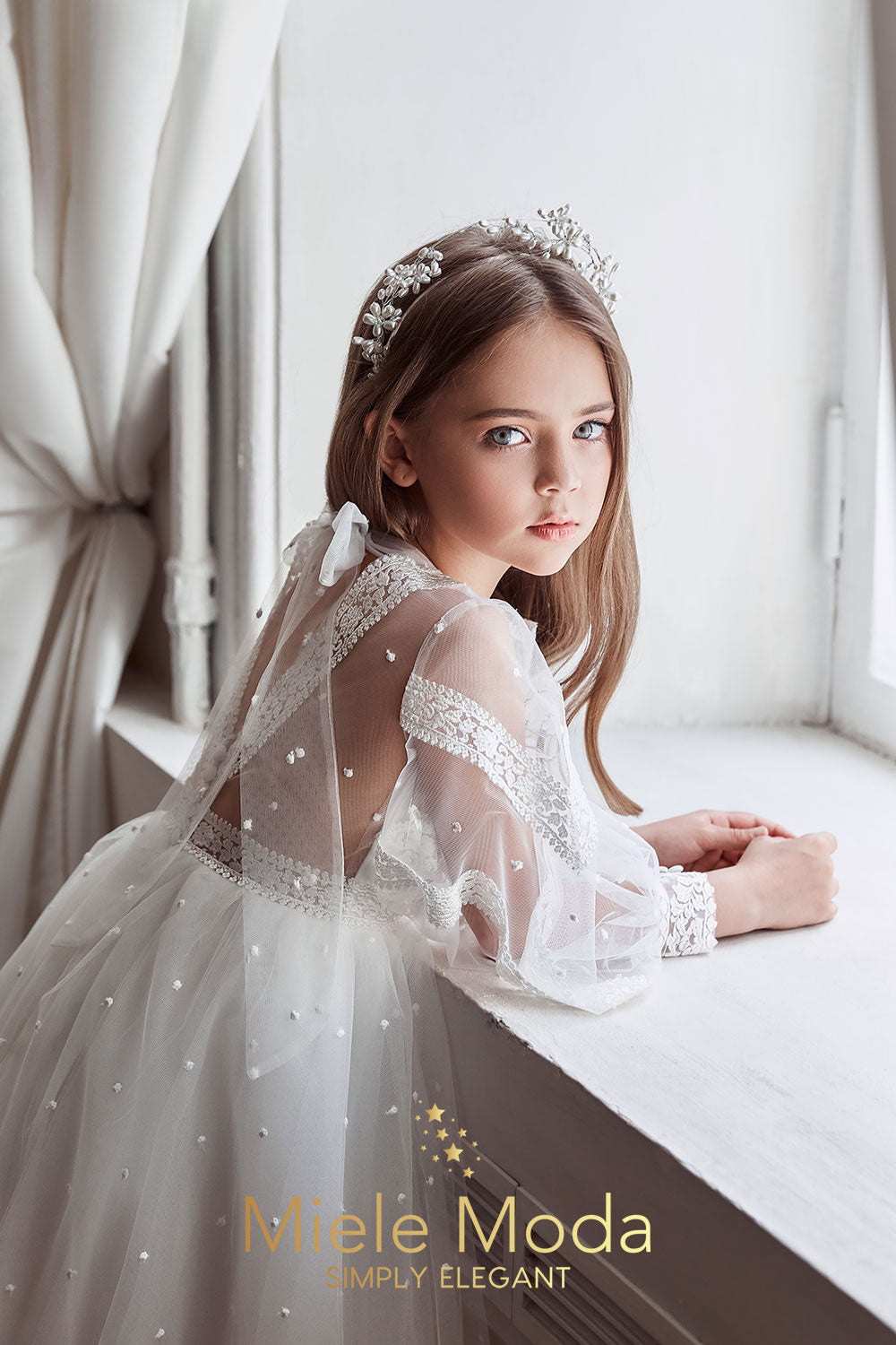Mélanie Luxury Flower Girl Dress