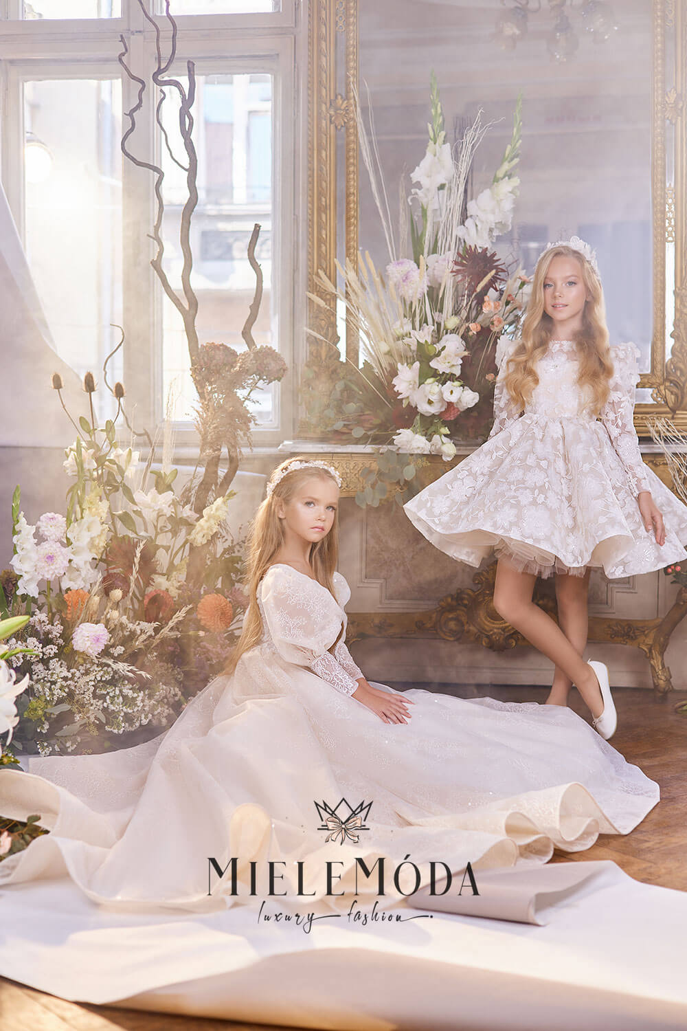 Mihaela Luxury Flower Girl Dress