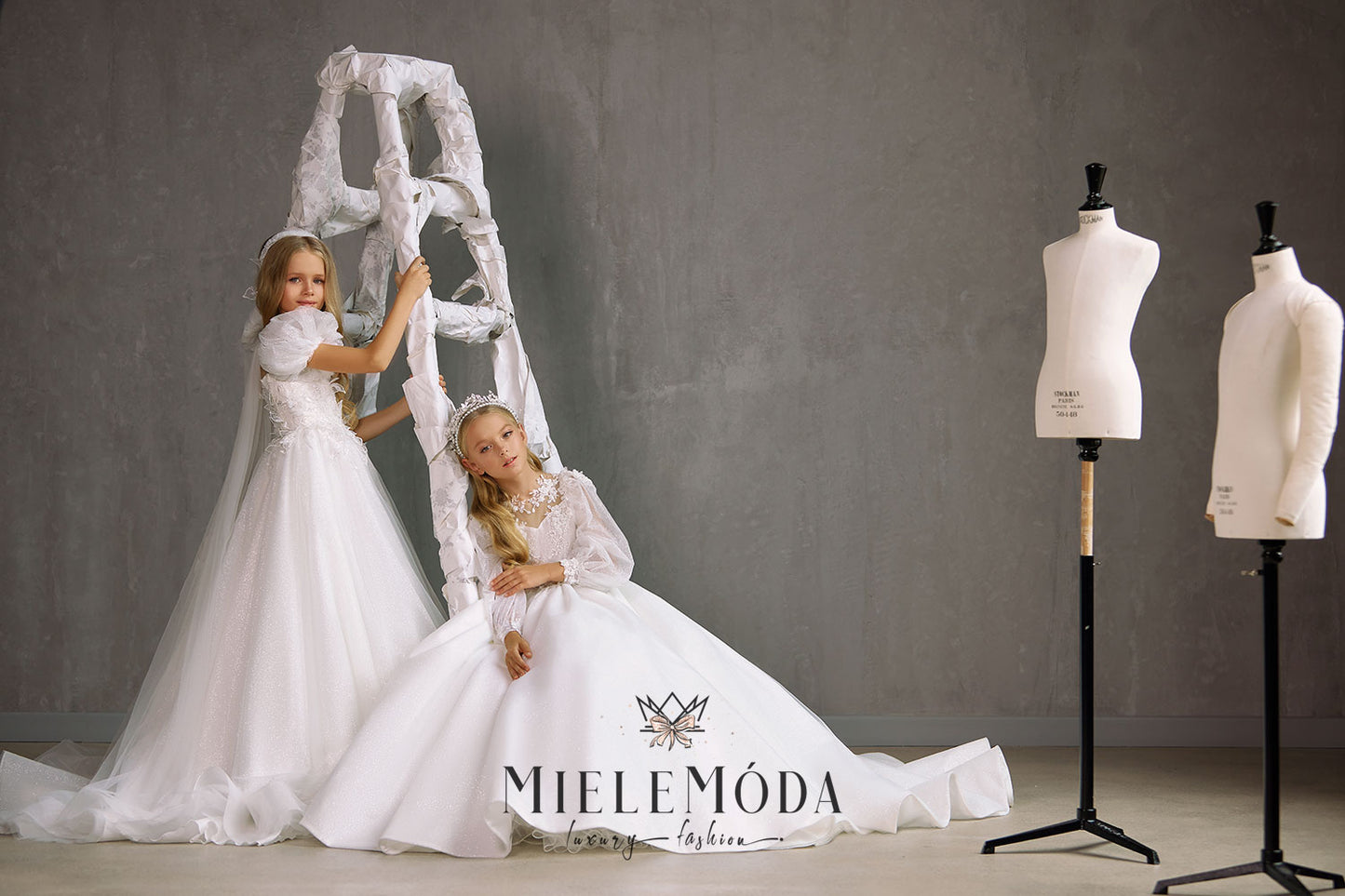 Mila Luxury Flower Girl Communion Dress