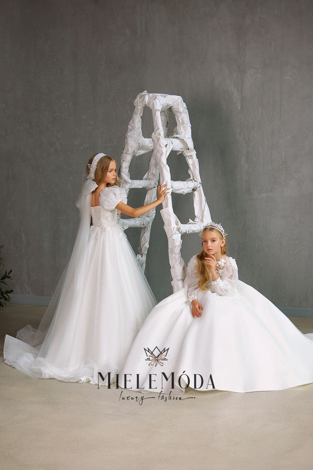 Mila Luxury Flower Girl Communion Dress