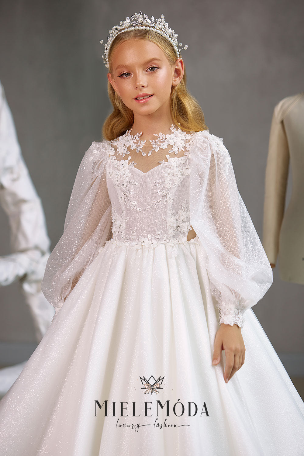 Mila Luxury Flower Girl Communion Dress