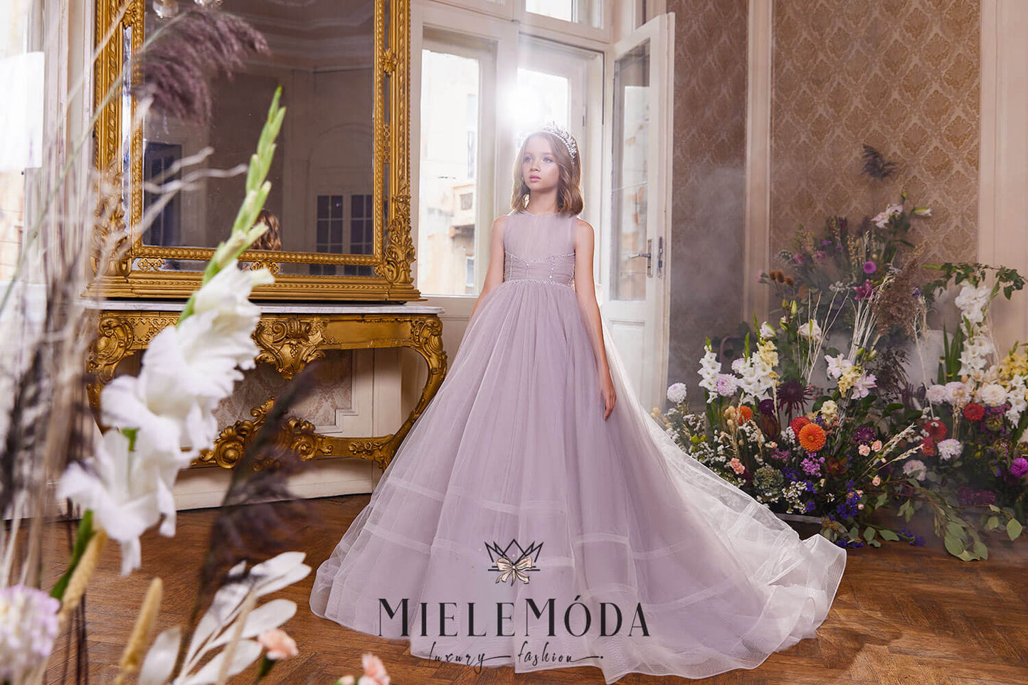 Radoslava Luxury Couture Flower Girl Dress