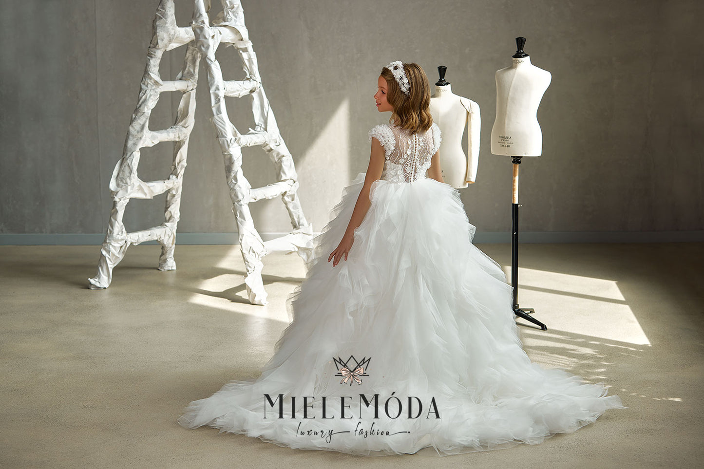 Ramona Luxury Flower Girl Communion Dress