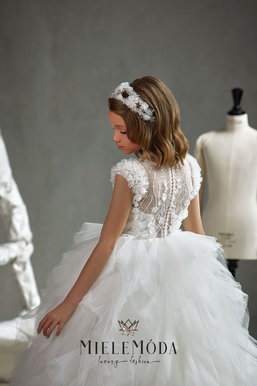 Ramona Luxury Flower Girl Communion Dress