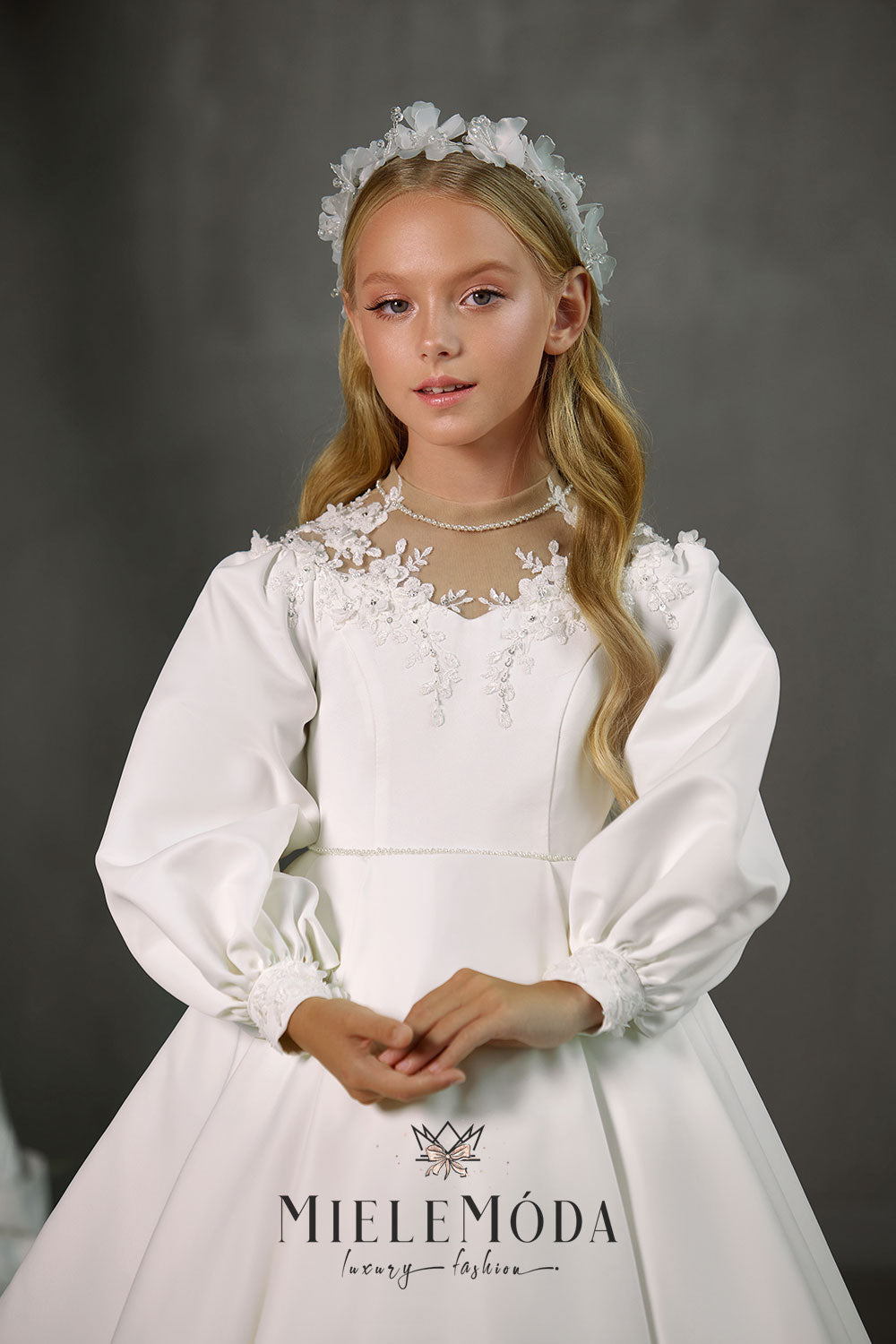Raquel Luxury Flower Girl Communion Dress