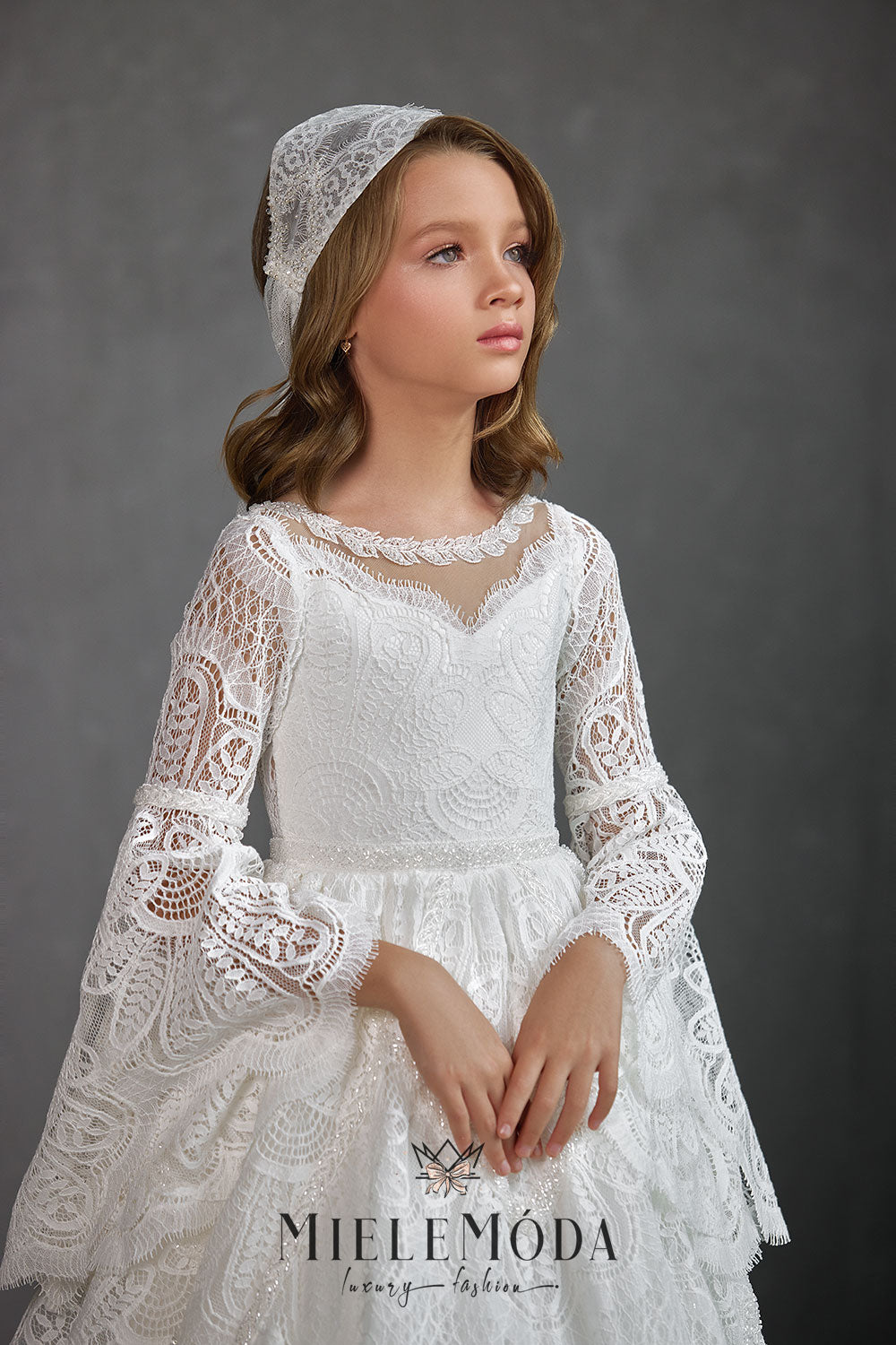 Reina Luxury Flower Girl Communion Dress