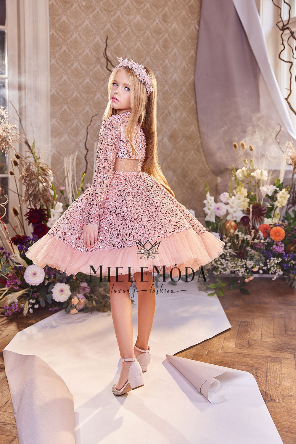 Rossi Luxury Couture Birthday Girl Dress