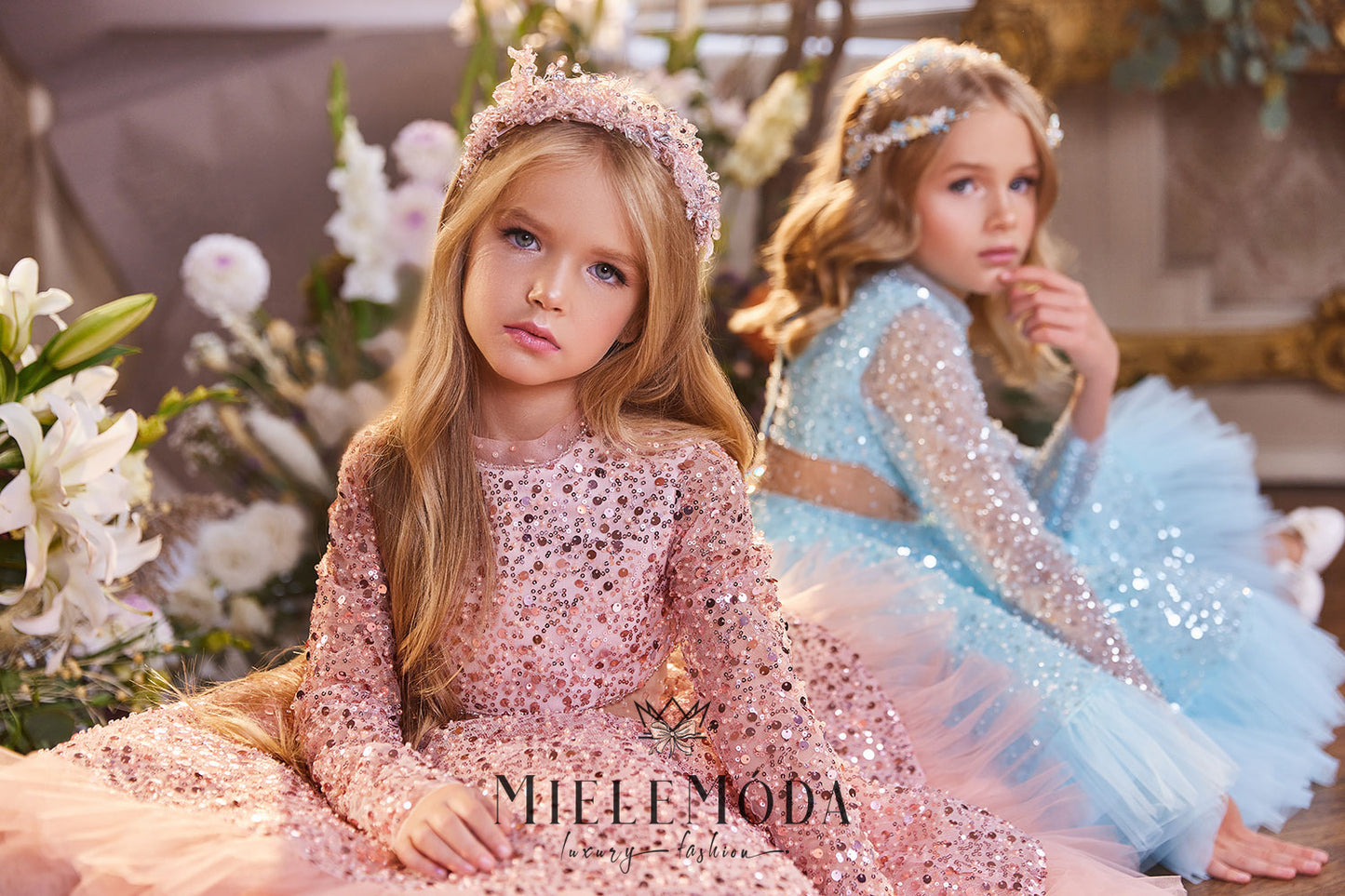 Rossi Luxury Couture Birthday Girl Dress