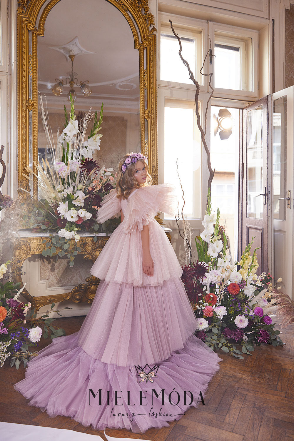 Rumena Luxury Birthday Girl Ombré Dress