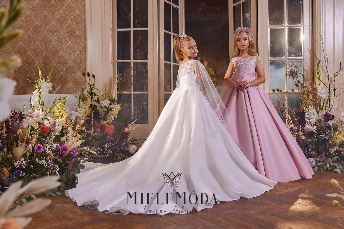 Varvara Luxury Flower Girl Dress