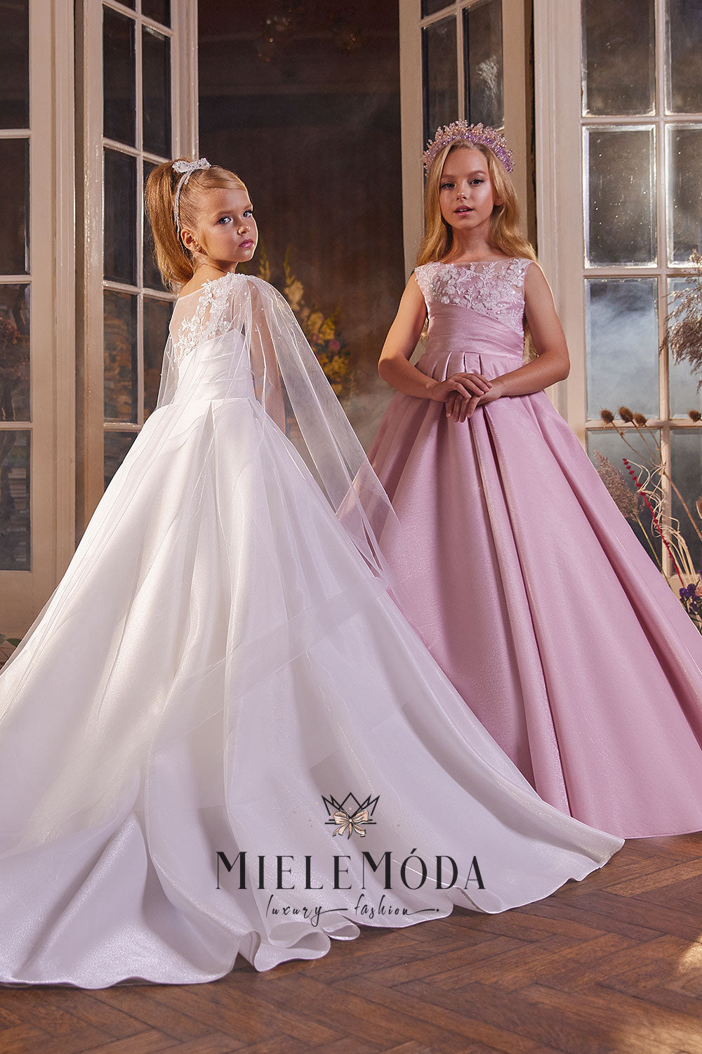 Varvara Luxury Flower Girl Dress