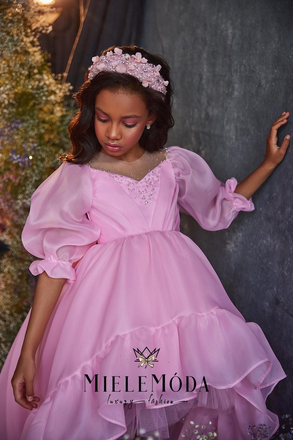 Viviana Luxury Baby Doll Princess Dress Miele Moda Luxury