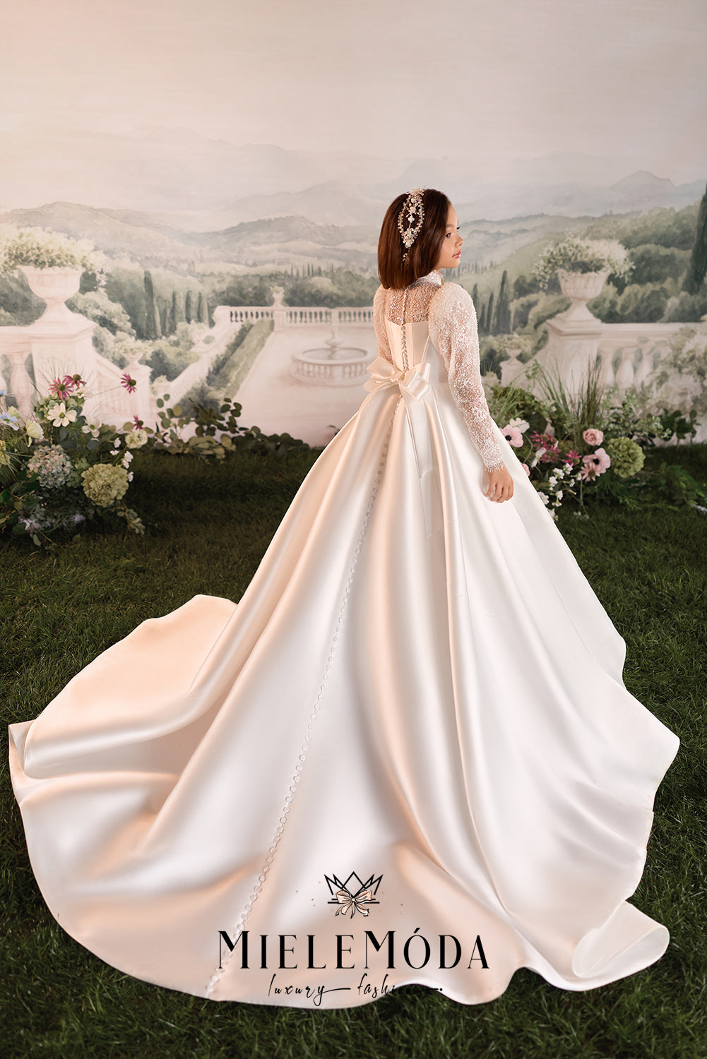 Adelina Couture Flower Girl Communion Dress