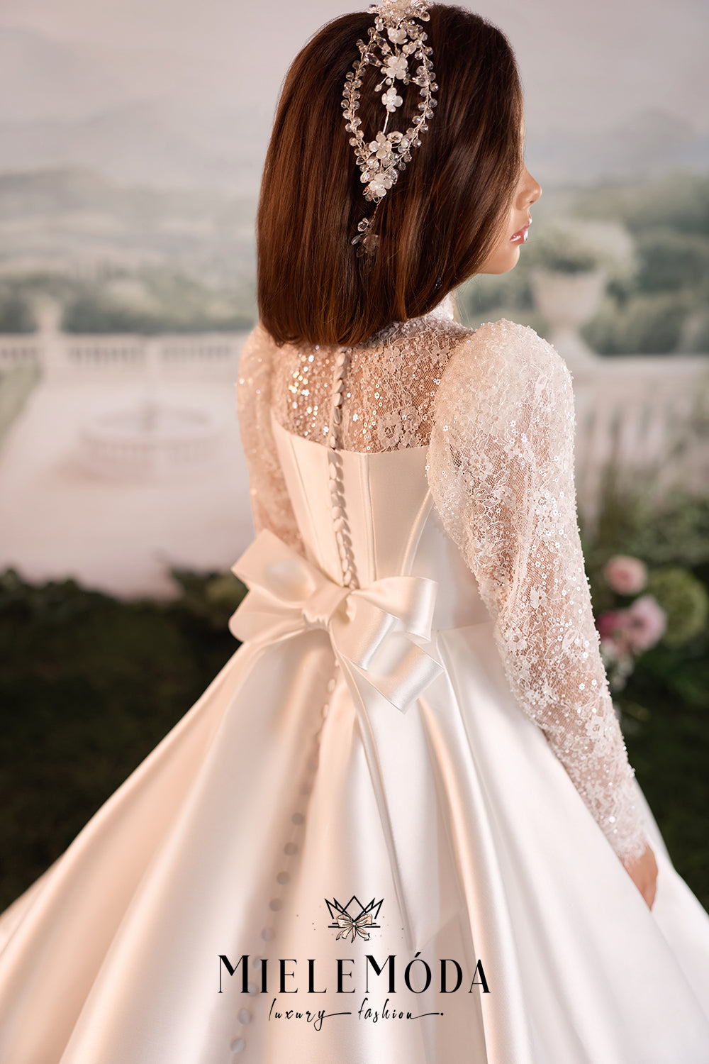 Adelina Couture Flower Girl Communion Dress