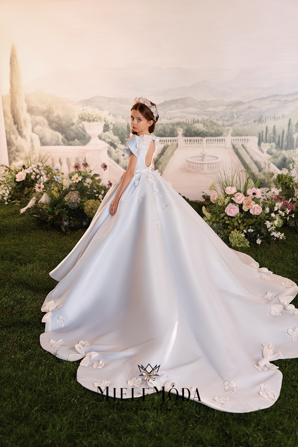 Alessia Couture Princess Flower Girl Dress
