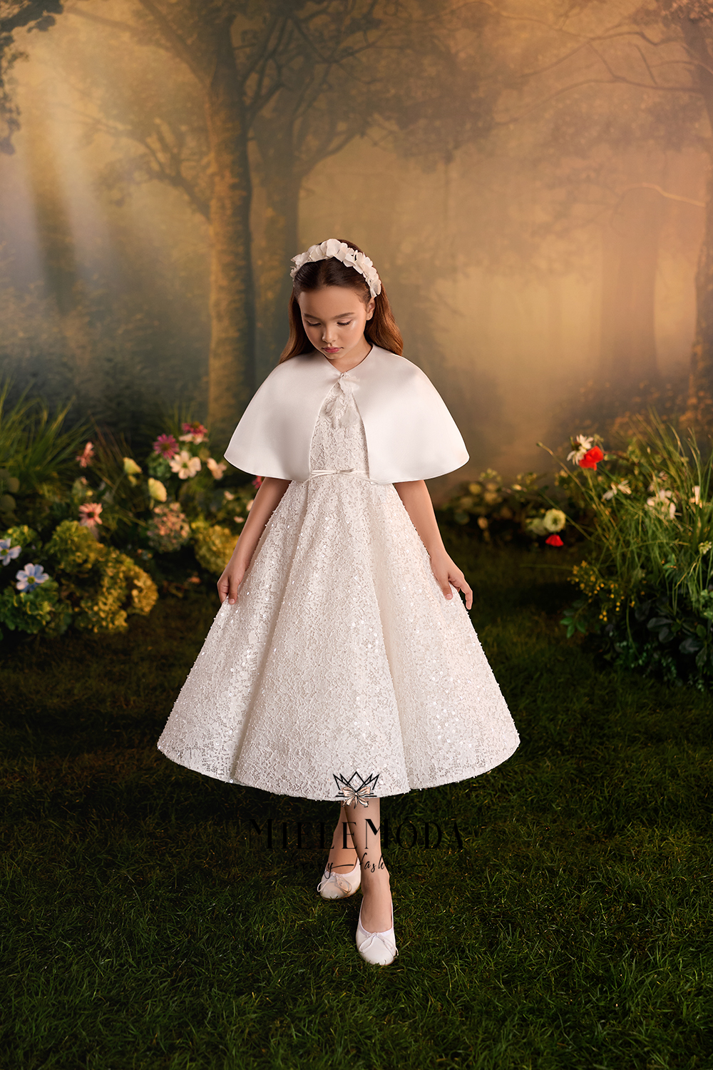 Annette Flower Girl Luxury Communion Dress