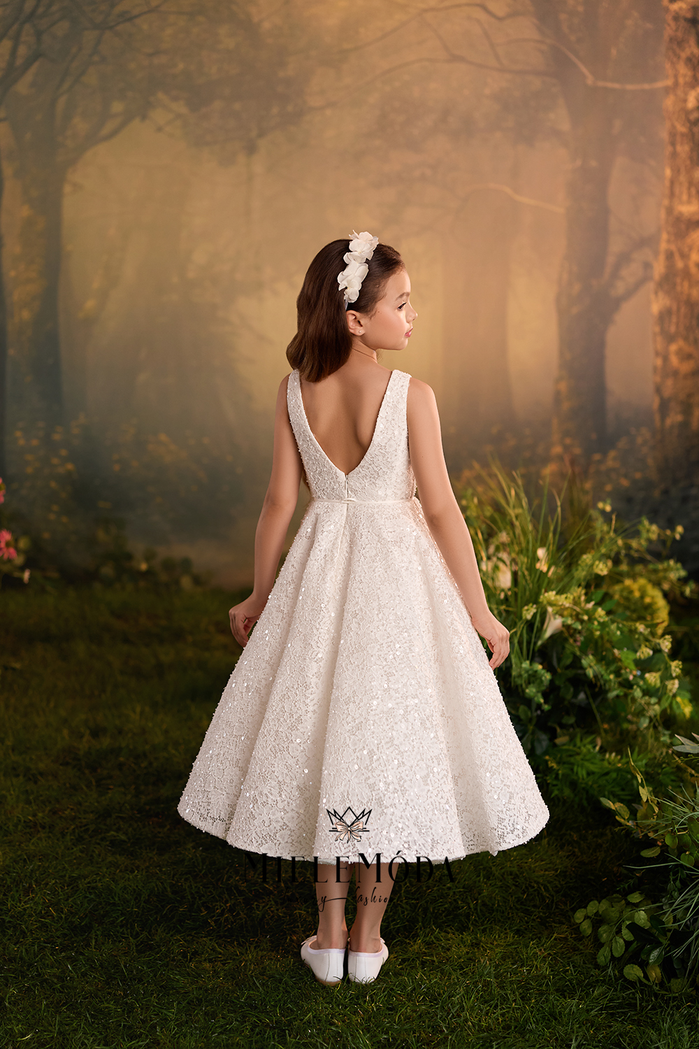 Annette Flower Girl Luxury Communion Dress