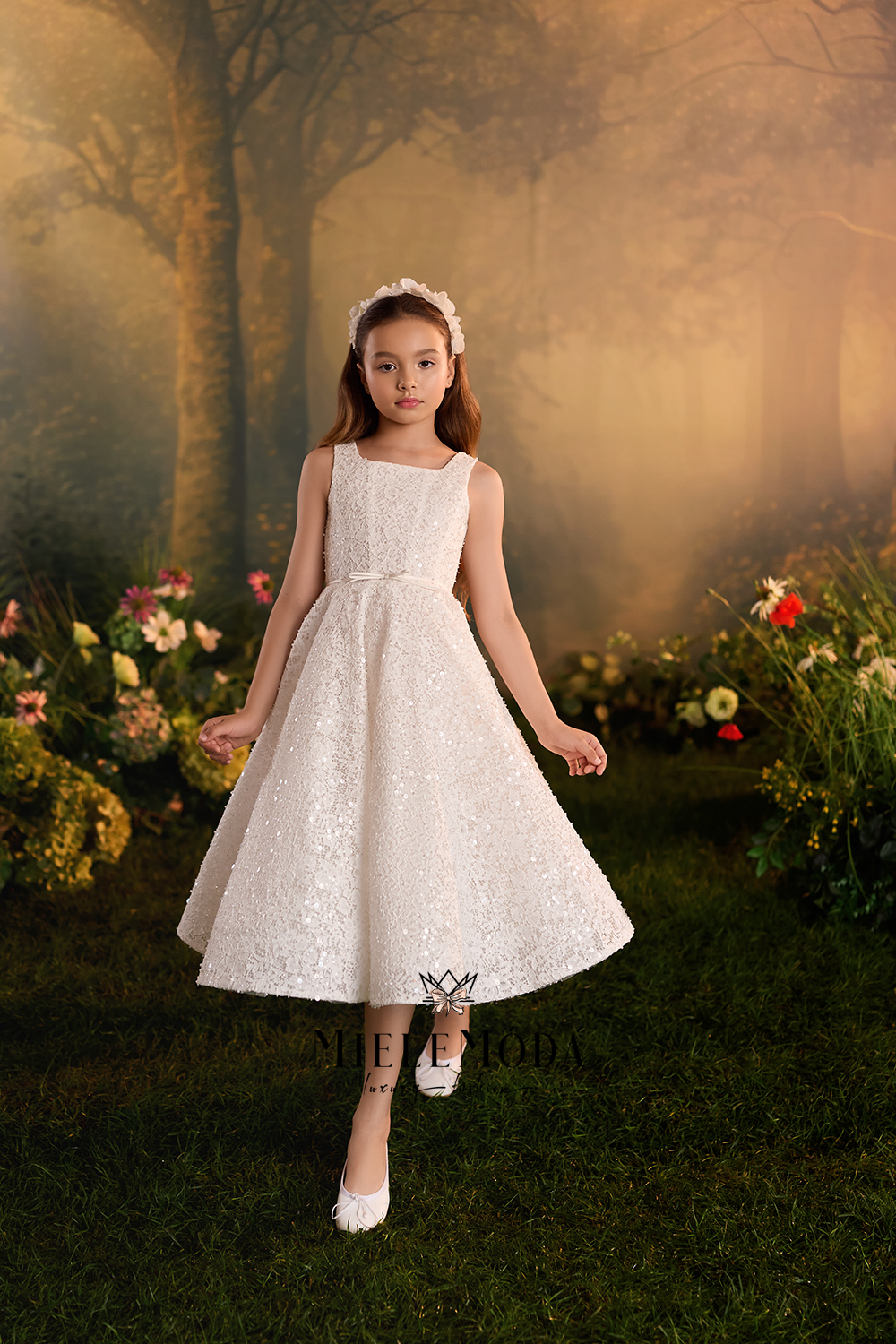 Annette Flower Girl Luxury Communion Dress